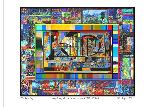 The Lost Days - 2015 - Acrylic & inkjet on canvas & board - 107 x 137cm