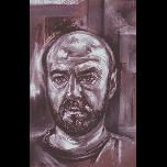 Mirror More 44 - 1991 - Oil Pastel on paper - 41cm x 28cm 