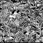 Landscape -1 - 1971 - Pen and ink - 30cm square 